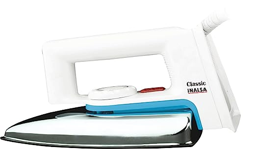 Inalsa Classic 1000-Watt Electric Dry Iron (White/Green) Inalsa Classic 1000-Watt Electric Dry Iron (White/Green)